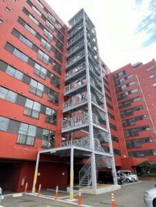 パークハイツ安方外部鉄骨階段修繕工事