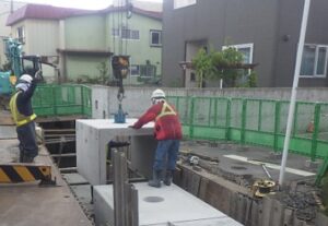 石江沖舘2号線道路改良（2-1）工事