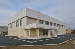 青森市筒井中学校屋内運動場改築工事